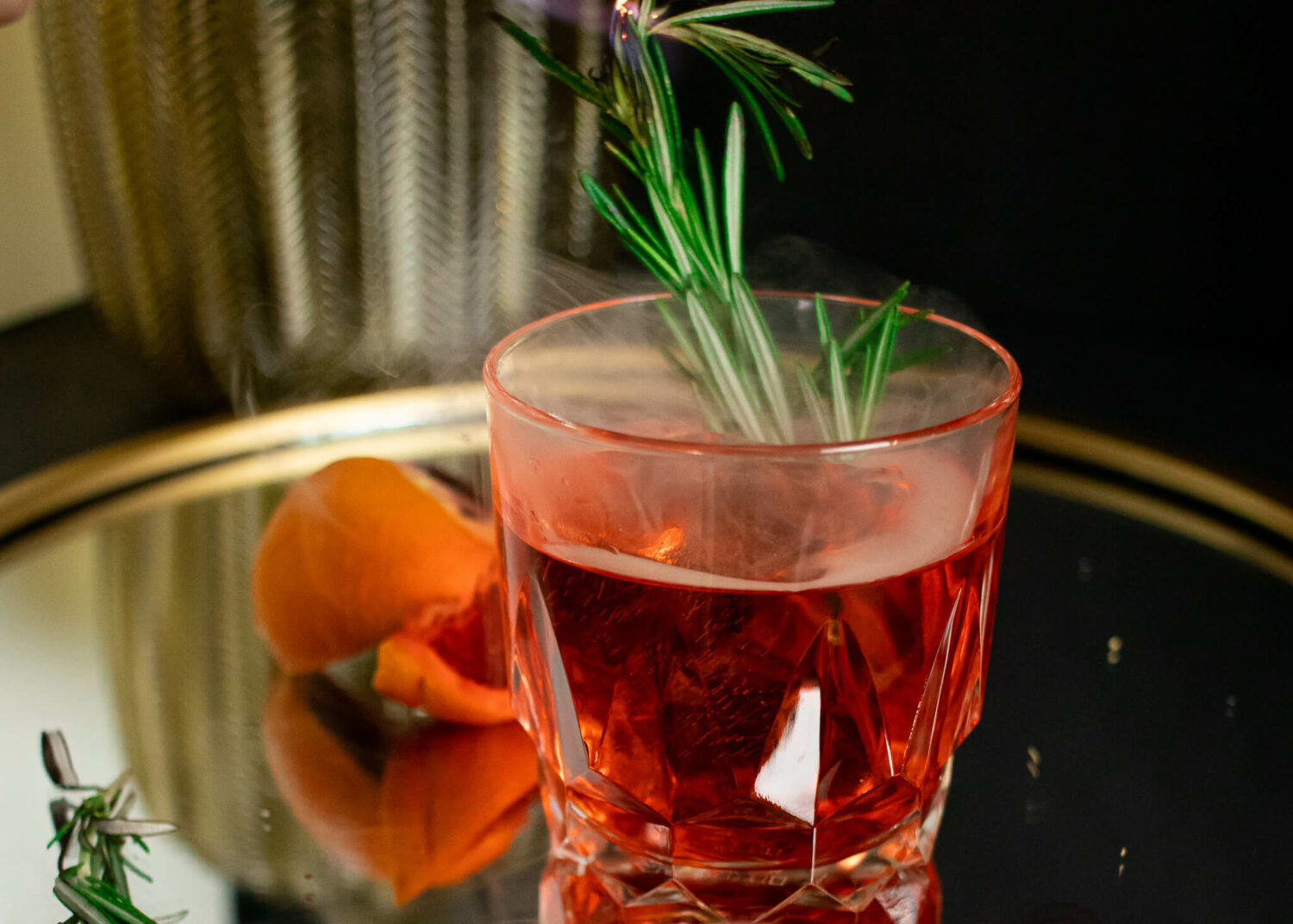 How long to smoke a cocktail | Negroni with smoke