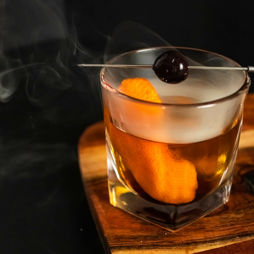 How Long to Smoke a Cocktail - Smoked Old Fashioned | Smokeshow Cocktail Smoker